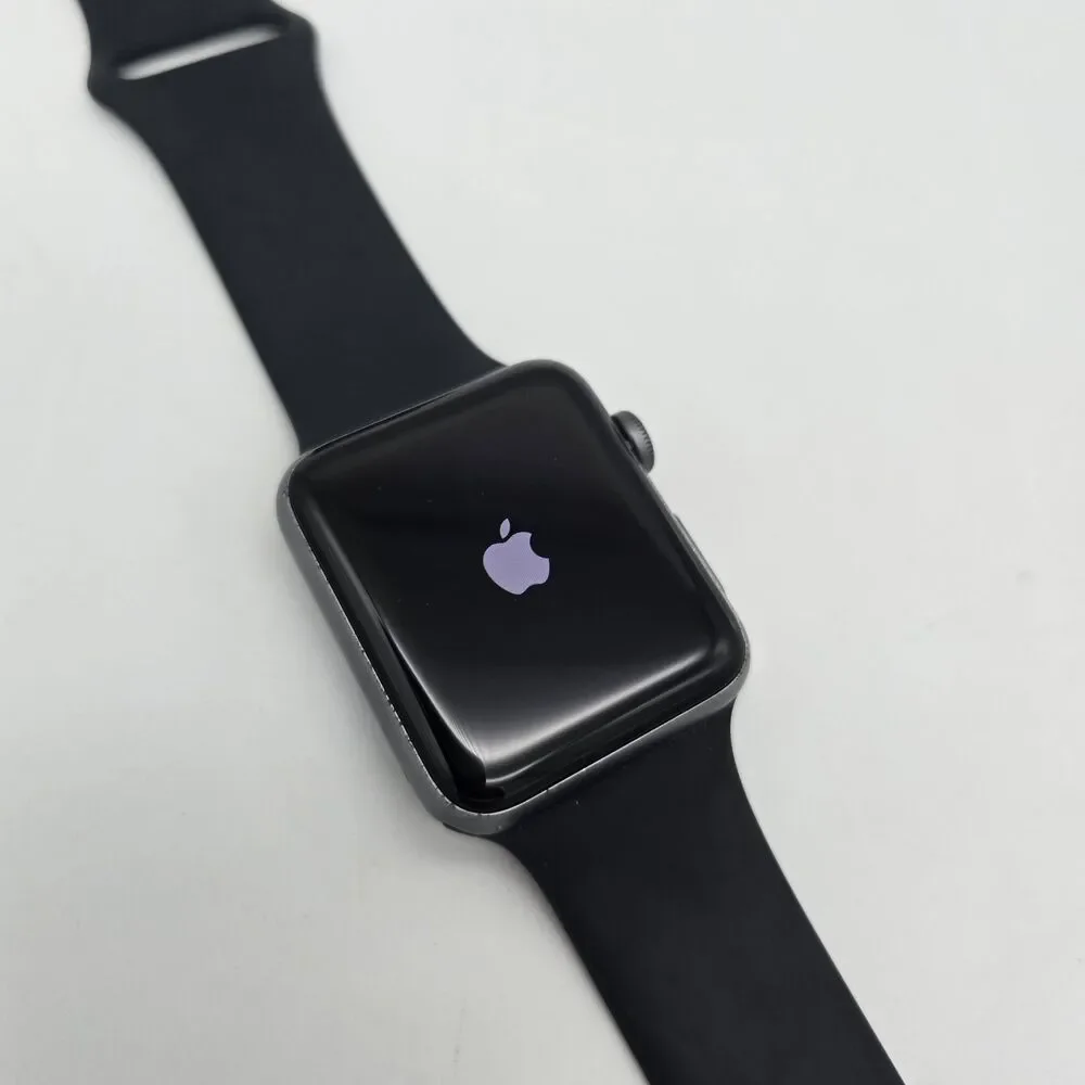 Apple Watch Series 3 - 42mm GPS, Aluminum Black Sport Band **(PROBABLY LOCKED)